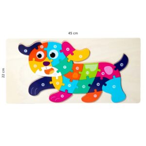 🧩 3D óriás kirakó gyerekeknek – Montessori játék 3 éves kortól
