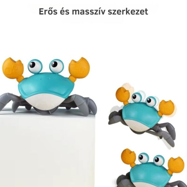 Interaktív sétáló rák játék: mozgó, kúszó-mászó, felhúzható fürdőjáték babáknak - Image 2