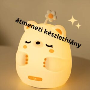 Ölelő maci éjjeli lámpa - puha szilikon éjszakai fény gyerekszobába