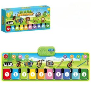 Zenélő Zongoraszőnyeg Gyerekeknek – 10 Billentyű & 8 Hangszerhang