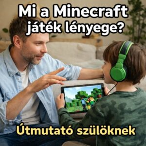 Minecraft játék lényege – Mit szeretnek benne a gyerekek, és miért rajonganak érte?